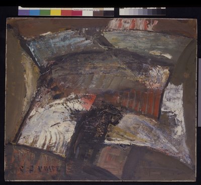 Absztrakció #3, 1940 körül (olaj, panel, kartonpapír) alkotó: Clayton S. Price