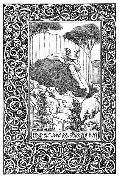 A lóhere mezőjének homlokzata, 1899. alkotó: Clemence Housman