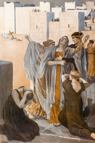 Homérosz illusztrációja az Iliászhoz alkotó: Clement Goutier