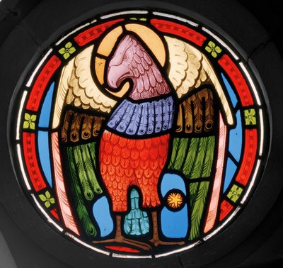 Eagle, 1865 (ólomüveg) alkotó: Clement James Heaton