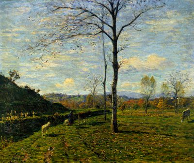 End of October, by Clemente Pugliese Levi (1855-1936) alkotó: Clemente Pugliese Levi