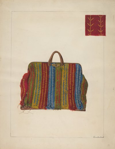 Szőnyegtáska alkotó: Clementine Fossek