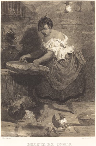 Dulcinea del Toboso alkotó: Célestin Nanteuil