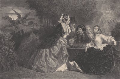 Az ördög lányai A teremtmény, kb. 1848-62. alkotó: Célestin Nanteuil