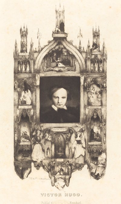 Victor Hugo alkotó: Célestin Nanteuil