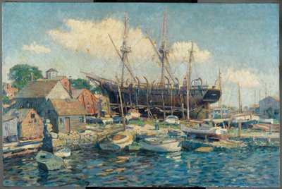 Bálnahajó a Fairhaven-i tengeri vasúton alkotó: Clifford Warren Ashley