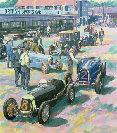 Brooklands virágkora alkotó: Clive Metcalfe