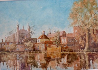 Eton elárasztva, 2011 (akvarell) alkotó: Clive Wilson