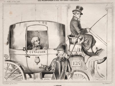 Hírek: A közautók hátrányai: LUrbaine, 1839. alkotó: Clémente Pruche