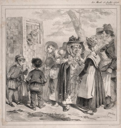 Látod kedvesem! ott a rendőrök játsszák ezeket a bábukat, hogy eltereljék a figyelmet... alkotó: Clémente Pruche