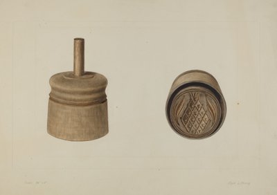 Pa. Német vajforma alkotó: Clyde L. Cheney