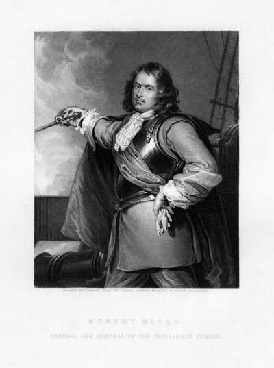 Robert Blake angol admirális, 1836 alkotó: Cochran