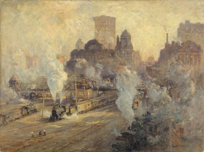 Grand Central Station, 1909 alkotó: Colin Campbell Cooper