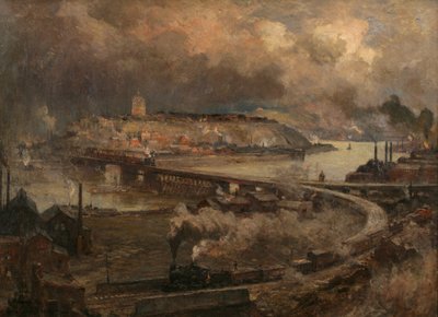 Pittsburgh, Pennsylvania, 1906 alkotó: Colin Campbell Cooper