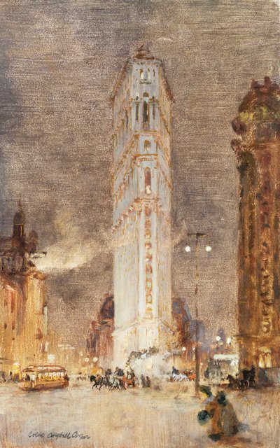 The Flat Iron Building, New York alkotó: Colin Campbell Cooper