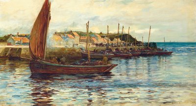Szállítás Oban kikötőjében, 1892 alkotó: Colin Hunter