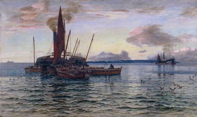 A tengeri heringpiac (Loch Fyne, Argyll) alkotó: Colin Hunter