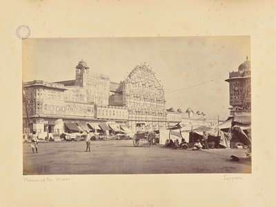 Jaypur; A Hauwa Mahal, vagy a Szél Palotája alkotó: Colin Murray