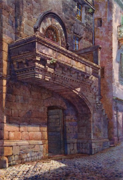 Bella Galiana erkélye, Viterbo alkotó: Commendator Formilli