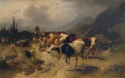 Viehabtrieb alkotó: Conrad Bühlmayer