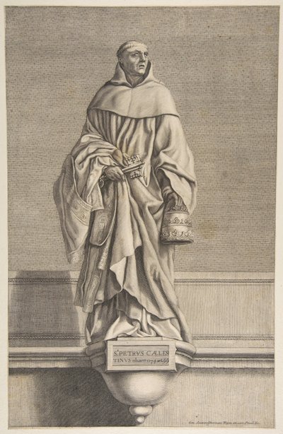 Szent Péter Celesztin. alkotó: Conrad Lauwers