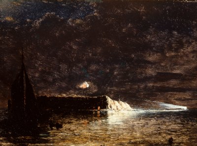 Éjszakai bombázás, Fort Sumter, december 10. alkotó: Conrad Wise Chapman