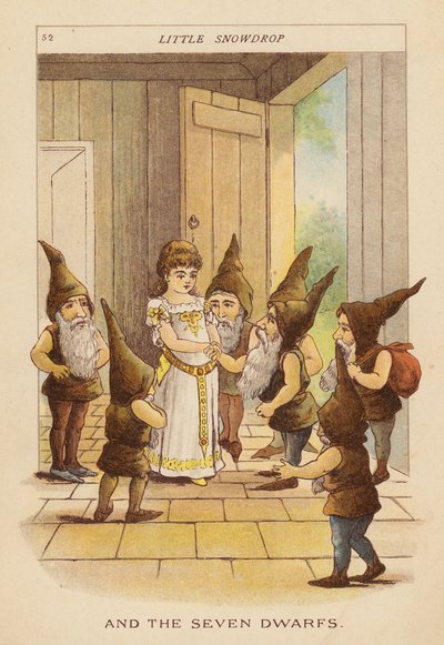 Kis hóvirág (színes litográfia) alkotó: Constance Haslewood