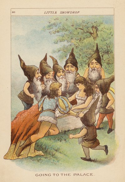 Kis hóvirág (színes litográfia) alkotó: Constance Haslewood