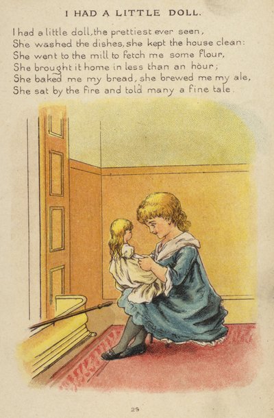 Mondóka: Volt egy kis babám (chromolitho) alkotó: Constance Haslewood