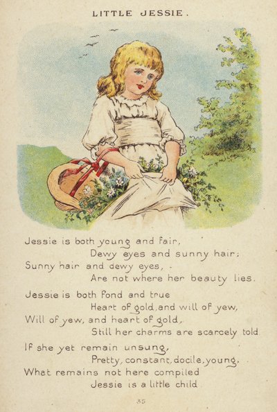 Mondóka: Little Jessie (chromolitho) alkotó: Constance Haslewood