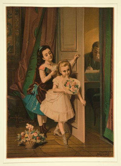 Cím nélkül (Virágok atyának) alkotó: Constant Joseph Brochart