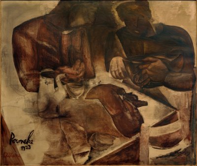 Constant Permeke, "Fekete kenyér" / Olaj, vászon, 1923 alkotó: Constant Permeke