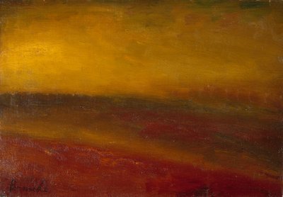 Naplemente táj (olaj, vászon) alkotó: Constant Permeke