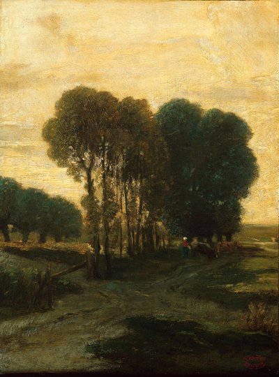 Egy csomó fa, c. 1860. alkotó: Constant Troyon
