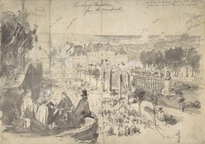 III. Napóleon látogatása Boulogne-on-the-Sea-ban, 19. század. alkotó: Constantin Guys