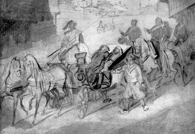 Török tisztek, 1930 alkotó: Constantin Guys