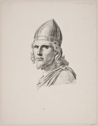 Týr isten feje Ægir lakomáján alkotó: Constantin Hansen
