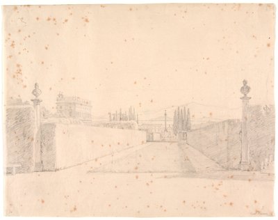 A Villa Albani kertjeiben alkotó: Constantin Hansen