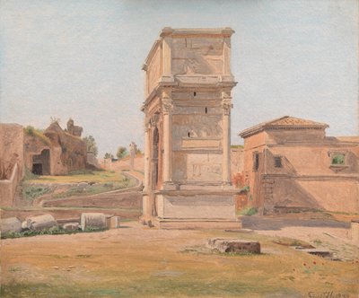 Titus boltíve Rómában alkotó: Constantin Hansen