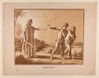 A Paradicsom kiűzése alkotó: Constantin Hansen