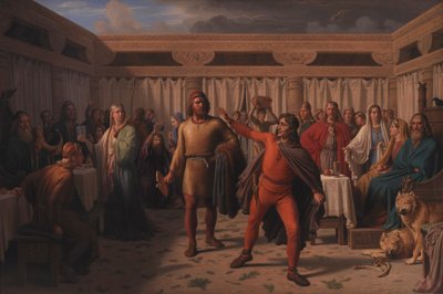 Ægirs-ünnep, 1857 alkotó: Constantin Hansen