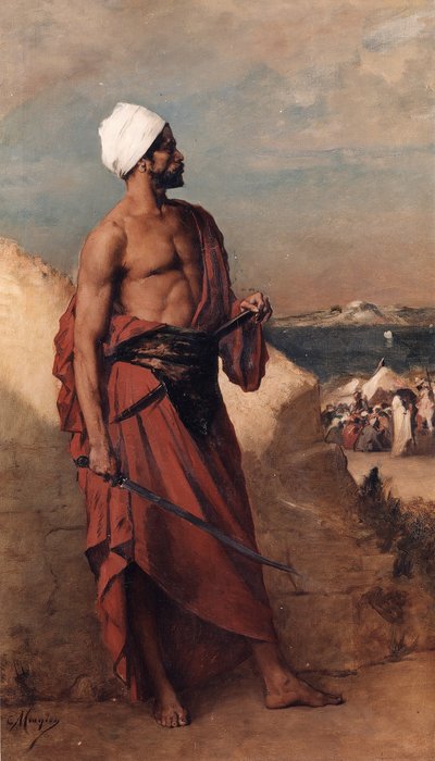 Arab őrszem alkotó: Constantin Meunier
