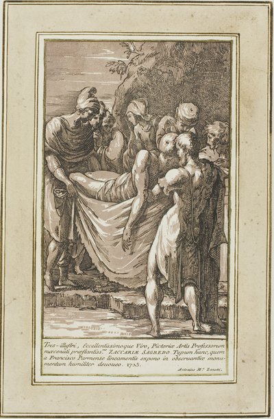 A sírbatétel alkotó: Conte Antonio Maria Zanetti the Elder