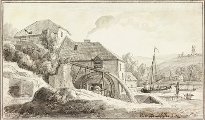 Ford Mill (tinta és akvarell papíron) alkotó: Copplestone Warre Bamfylde