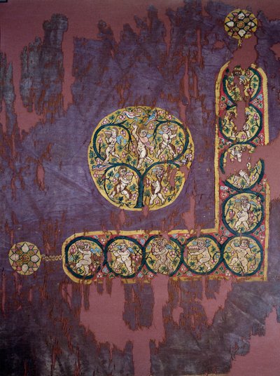 Kopt művészet: Hanging with Harvest Love (i.sz. IV. század), Párizs, Musee Du Louvre alkotó: Coptic Coptic