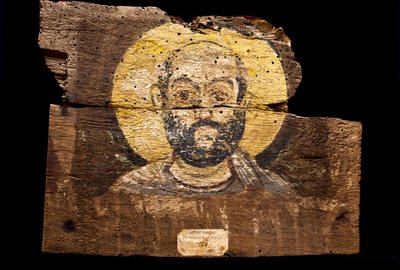 Kopt szerzetes portréja / Baouît kolostor (festmény) alkotó: Coptic Coptic