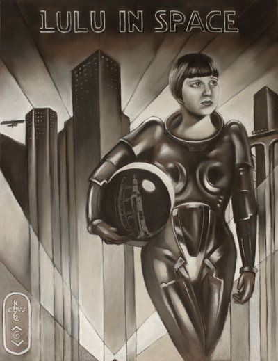 Art Deco városi űrhajós alkotó: Corné Akkers