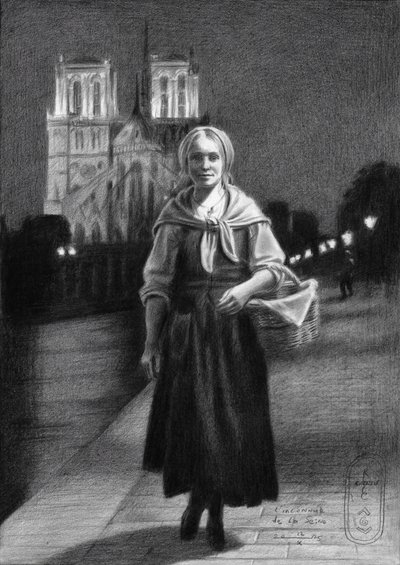Nők a Notre Dame-i estén alkotó: Corné Akkers