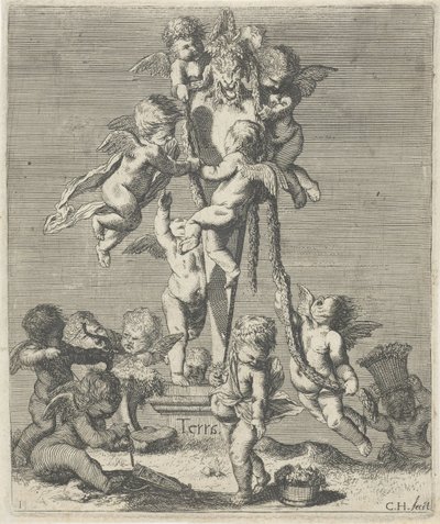 Talaj Terra (cím az objektumon) A négy elem (sorozat címe) alkotó: Cornelis A. Hellemans