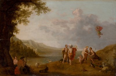 A párizsi ítélet c. 1650. alkotó: Cornelis Adamsz. Willaerts